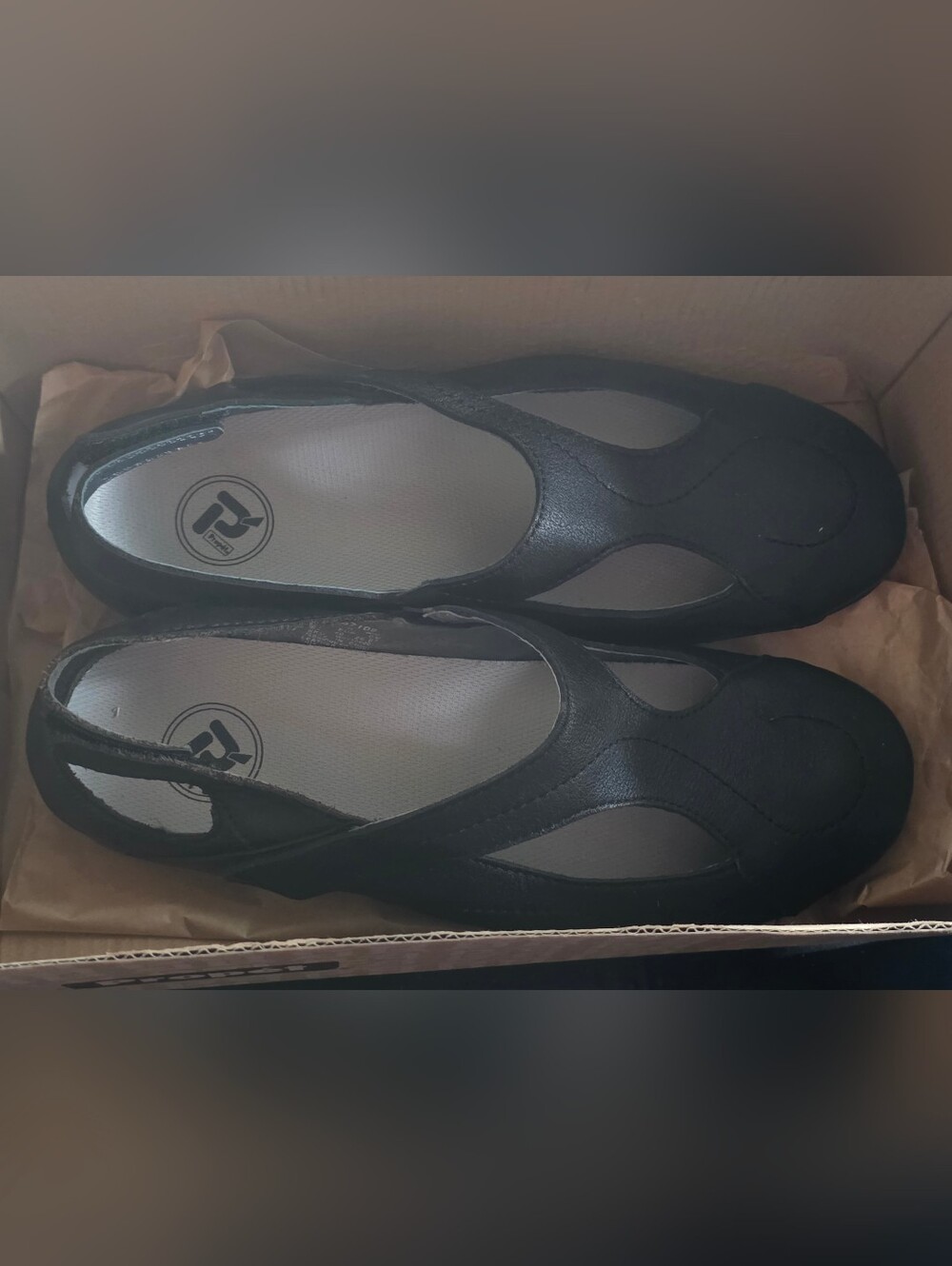 Propet Comfort Shoes Womens 9 WIDE Black Leather Buckle Adjustable Shoes